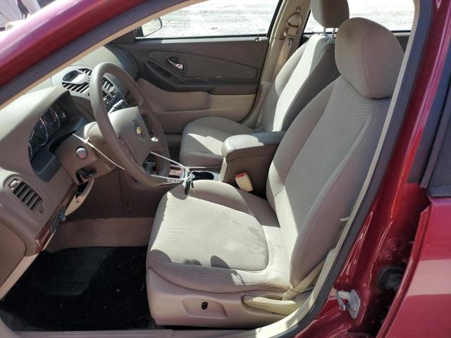 1G1ZS58F07F192513 - 2007 CHEVROLET MALIBU LS BURGUNDY photo 7