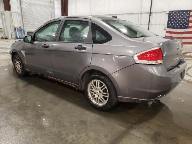 1FAHP35N19W111578 - 2009 FORD FOCUS SE GRAY photo 2