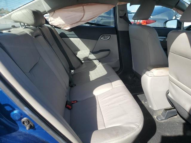 19XFB2F93EE036513 - 2014 HONDA CIVIC EXL ლურჯი ფოტო 10