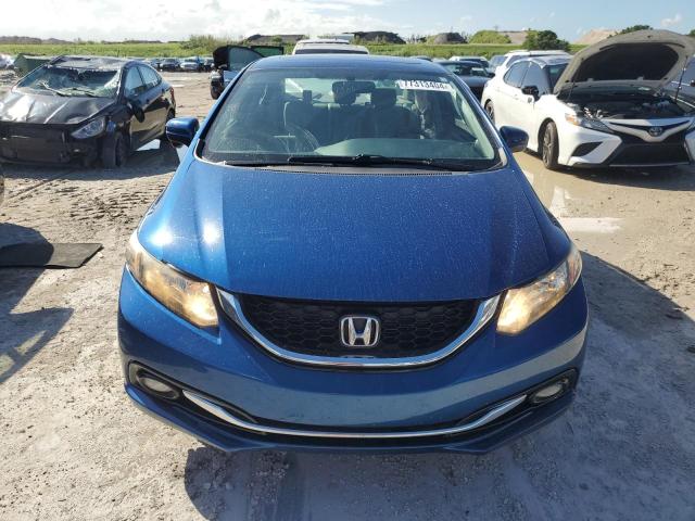 19XFB2F93EE036513 - 2014 HONDA CIVIC EXL ლურჯი ფოტო 5