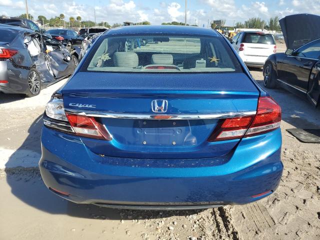 19XFB2F93EE036513 - 2014 HONDA CIVIC EXL ლურჯი ფოტო 6