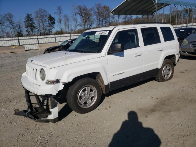 1C4NJPBB3GD763840 - 2016 JEEP PATRIOT SPORT WHITE photo 1