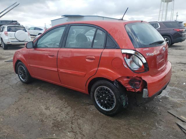 KNADH5A34A6659730 - 2010 KIA RIO LX RED photo 2