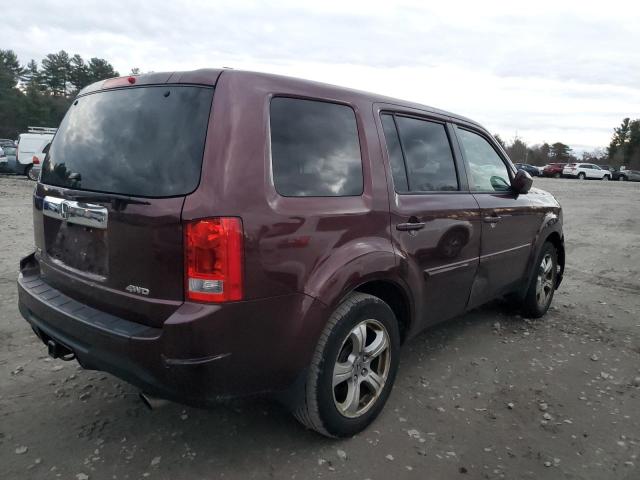 5FNYF4H44DB041867 - 2013 HONDA PILOT EX MAROON photo 3