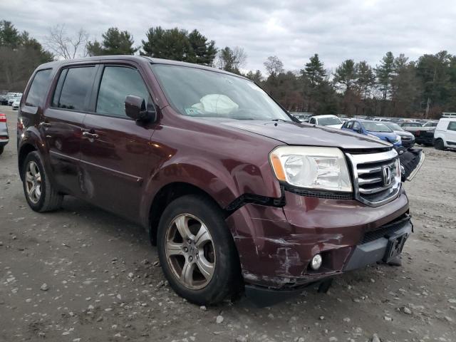 5FNYF4H44DB041867 - 2013 HONDA PILOT EX MAROON photo 4