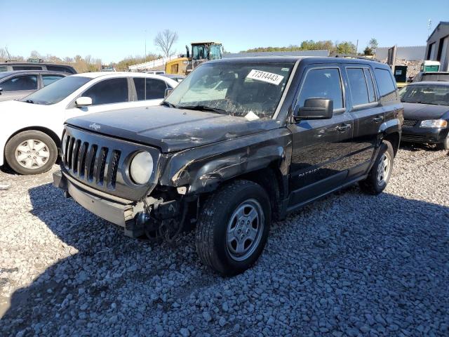 1C4NJPBB0CD634884 - 2012 JEEP PATRIOT SPORT BLACK photo 1