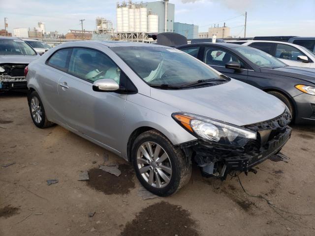 KNAFX6A81G5585937 - 2016 KIA FORTE EX SILVER photo 4