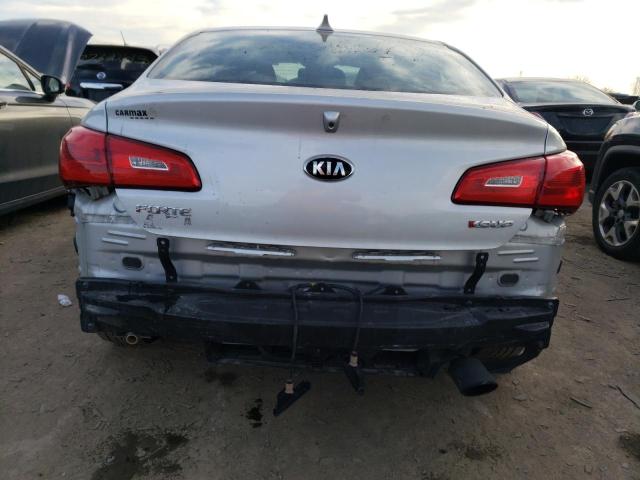 KNAFX6A81G5585937 - 2016 KIA FORTE EX SILVER photo 6