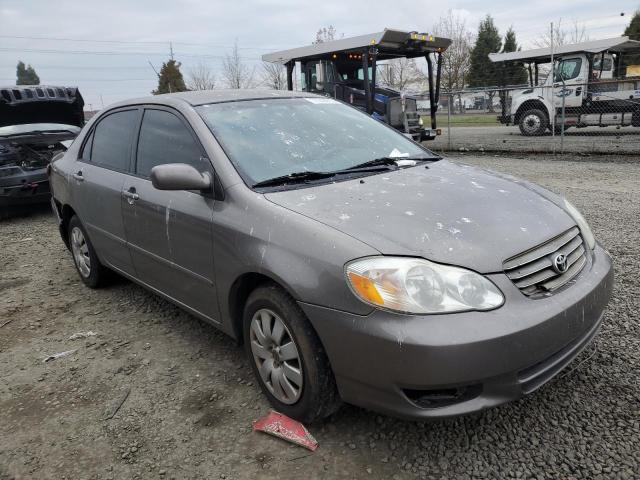 1NXBR32E33Z179345 - 2003 TOYOTA COROLLA CE GRAY photo 4