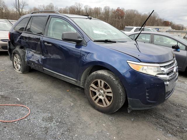 2FMDK3GC9BBA25148 - 2011 FORD EDGE SE BLUE photo 4