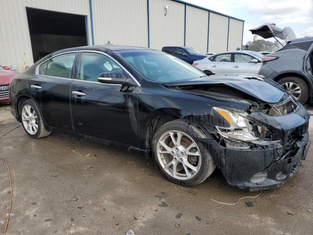 1N4AA5AP1EC475260 - 2014 NISSAN MAXIMA S BLACK photo 4