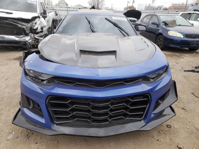 1G1FH1R70L0107782 - 2020 CHEVROLET CAMARO SS BLUE photo 5