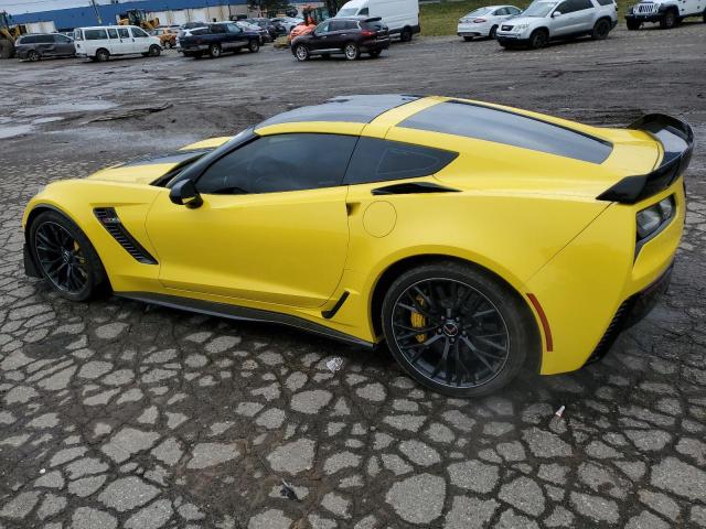 1G1YU2D62G5608481 - 2016 CHEVROLET CORVETTE Z06 3LZ YELLOW photo 2