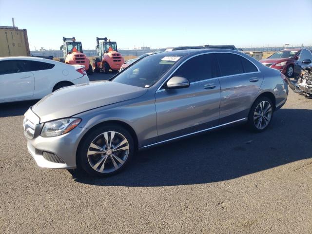 55SWF4KBXGU140372 - 2016 MERCEDES-BENZ C 300 4MATIC SILVER photo 1