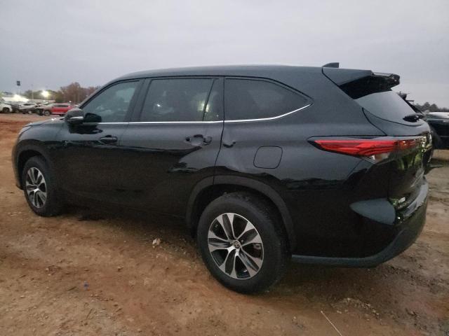 5TDGZRAH9NS555918 - 2022 TOYOTA HIGHLANDER XLE BLACK photo 2