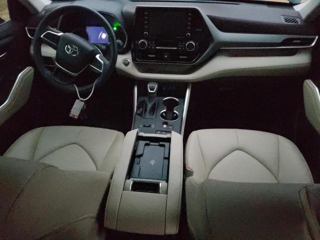 5TDGZRAH9NS555918 - 2022 TOYOTA HIGHLANDER XLE BLACK photo 8