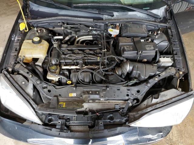 1FAHP31N37W326060 - 2007 FORD FOCUS ZX3 BLACK photo 11