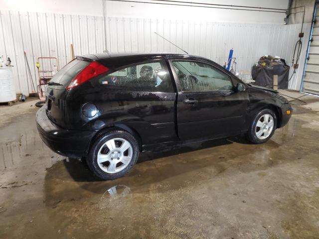 1FAHP31N37W326060 - 2007 FORD FOCUS ZX3 BLACK photo 3