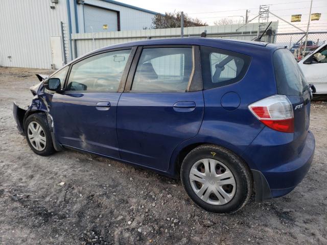 JHMGE8G38BC019801 - 2011 HONDA FIT BLUE photo 2