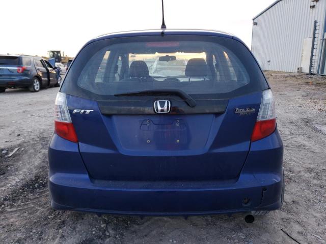 JHMGE8G38BC019801 - 2011 HONDA FIT BLUE photo 6