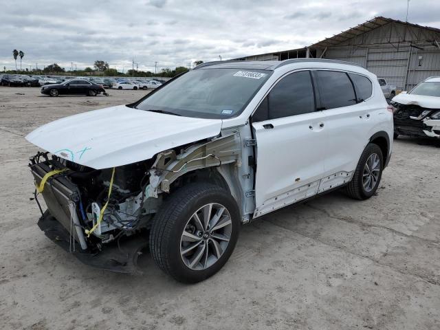 5NMS53AD1KH029975 - 2019 HYUNDAI SANTA FE LIMITED WHITE photo 1