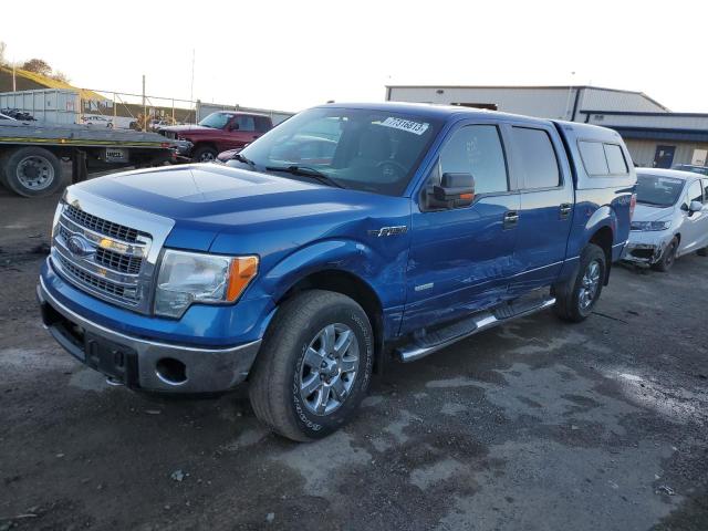 1FTFW1ET7DKE82686 - 2013 FORD F150 SUPERCREW BLUE photo 1