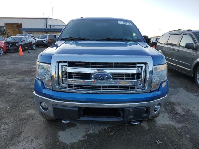 1FTFW1ET7DKE82686 - 2013 FORD F150 SUPERCREW BLUE photo 5