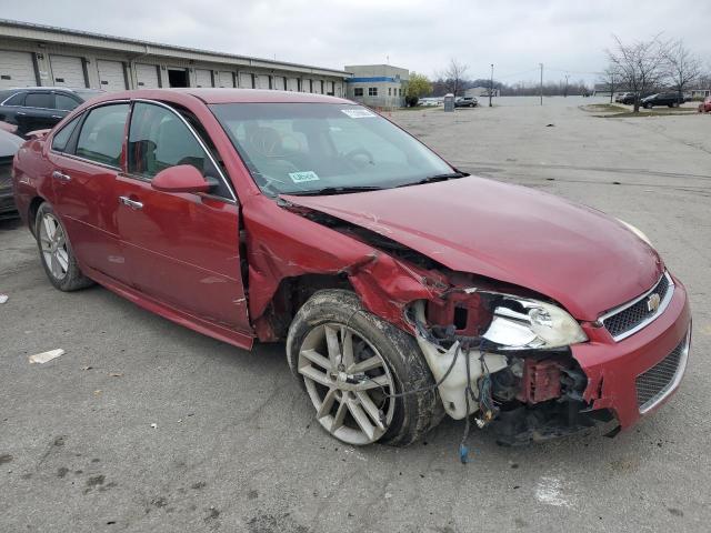 2G1WC5E32D1200558 - 2013 CHEVROLET IMPALA LTZ RED photo 4