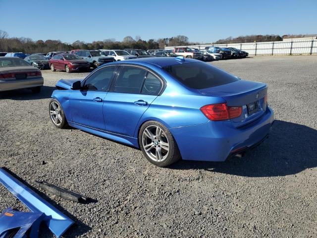 WBA3A9G56DNN73068 - 2013 BMW 335 I BLUE photo 2