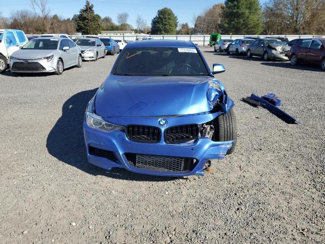 WBA3A9G56DNN73068 - 2013 BMW 335 I BLUE photo 5