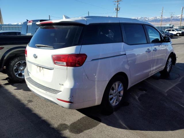 KNDMB5C13G6162130 - 2016 KIA SEDONA LX WHITE photo 3