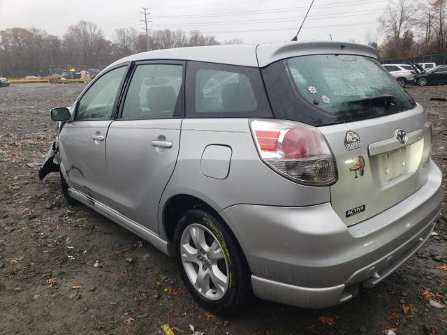 2T1KR30E27C653795 - 2007 TOYOTA COROLLA MA XR SILVER photo 2