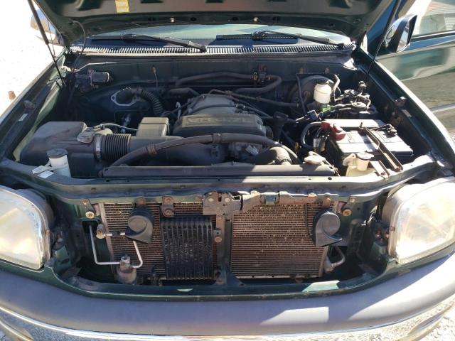 5TBRT34171S201307 - 2001 TOYOTA TUNDRA ACCESS CAB მწვანე ფოტო 11