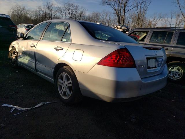 1HGCM56887A199624 - 2007 HONDA ACCORD EX SILVER photo 2