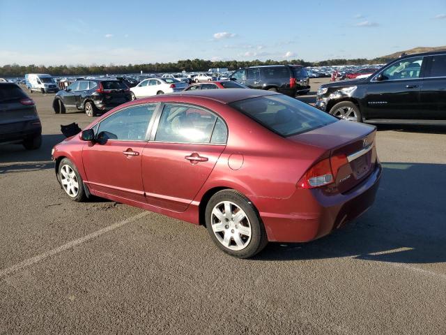 2HGFA1F54BH532836 - 2011 HONDA CIVIC LX RED photo 2