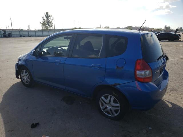 JHMGD38498S071191 - 2008 HONDA FIT BLUE photo 2