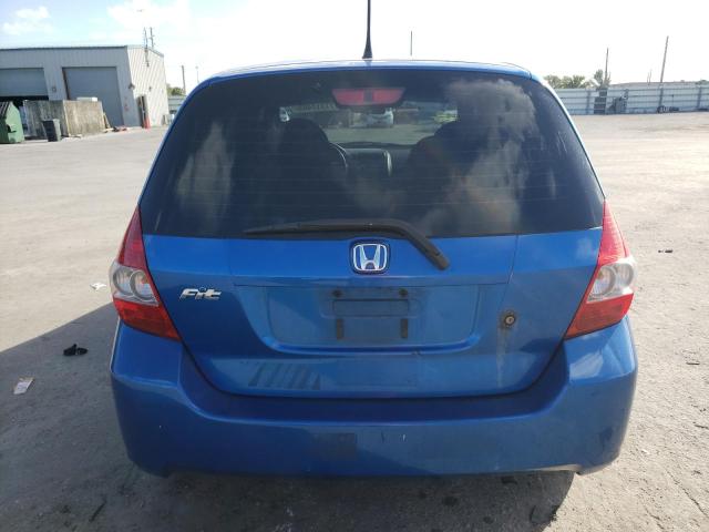 JHMGD38498S071191 - 2008 HONDA FIT BLUE photo 6