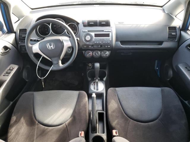 JHMGD38498S071191 - 2008 HONDA FIT BLUE photo 8