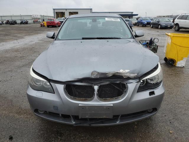 WBANF33586CS37501 - 2006 BMW 525 XI SILVER photo 5