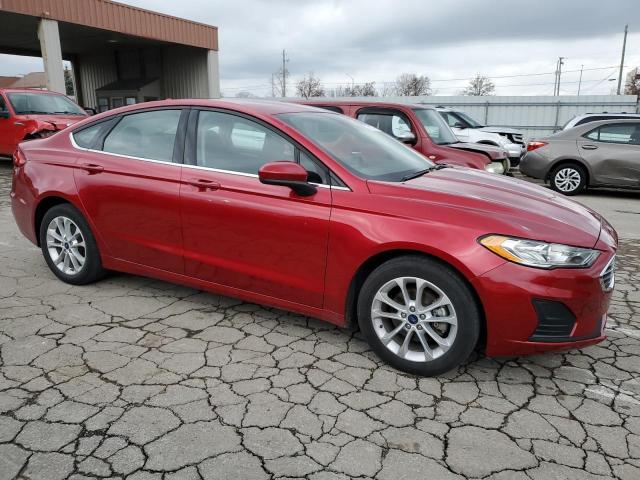 3FA6P0HD2LR109003 - 2020 FORD FUSION SE RED photo 4