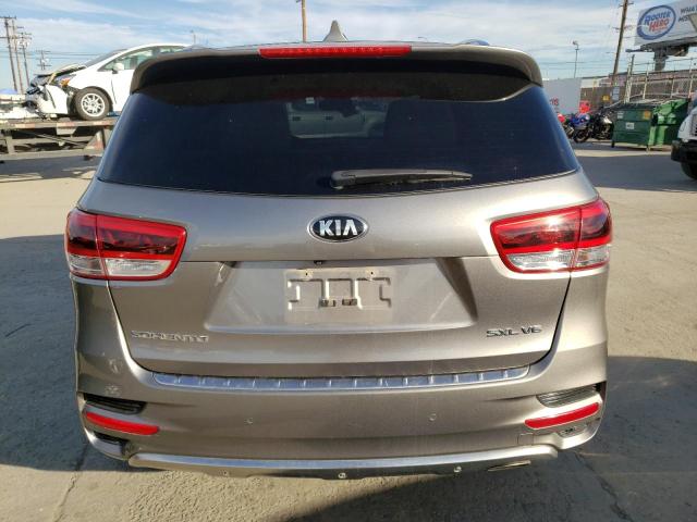 5XYPK4A53GG071241 - 2016 KIA SORENTO SX GRAY photo 6