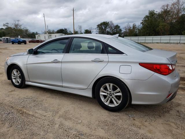 5NPEB4AC8EH910327 - 2014 HYUNDAI SONATA GLS SILVER photo 2