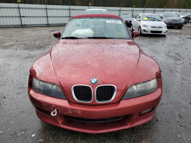 WBACN33431LK45791 - 2001 BMW Z3 2.5 BURGUNDY photo 5