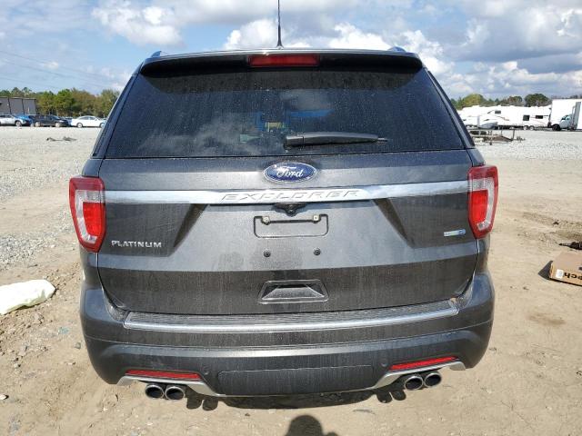 1FM5K8HT0JGC30834 - 2018 FORD EXPLORER PLATINUM GRAY photo 6