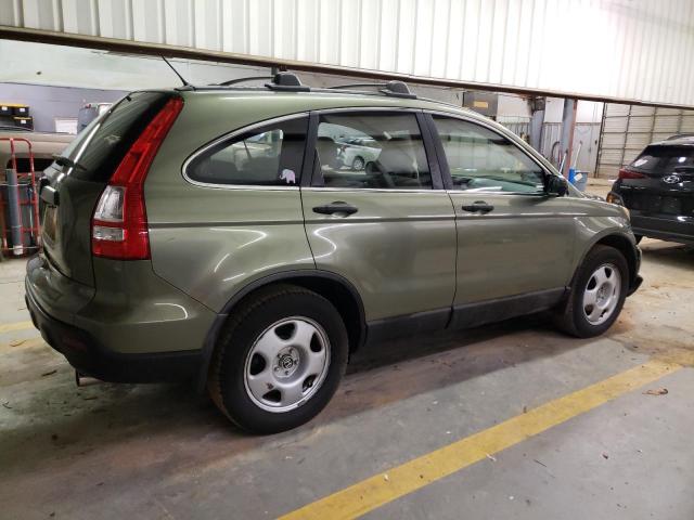 5J6RE38358L004123 - 2008 HONDA CR-V LX GREEN photo 3