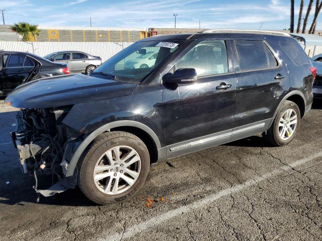 1FM5K8D82JGB46080 - 2018 FORD EXPLORER XLT BLACK photo 1