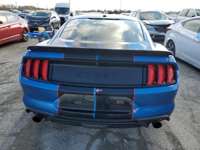 1FA6P8THXK5191265 - 2019 FORD MUSTANG BLUE photo 6