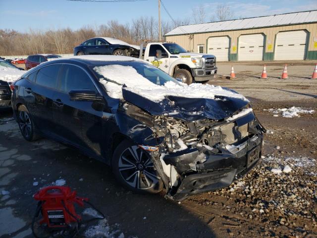 19XFC1F76HE001166 - 2017 HONDA CIVIC EXL შავი ფოტო 4