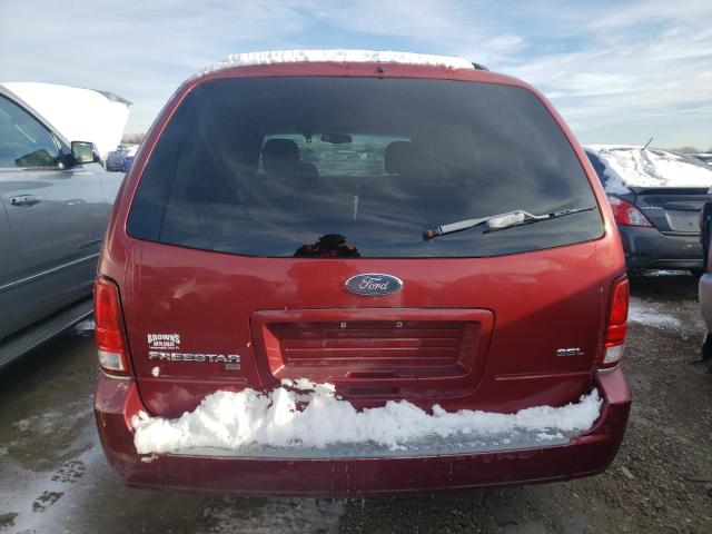 2FMZA52224BA83835 - 2004 FORD FREESTAR SEL BURGUNDY photo 6