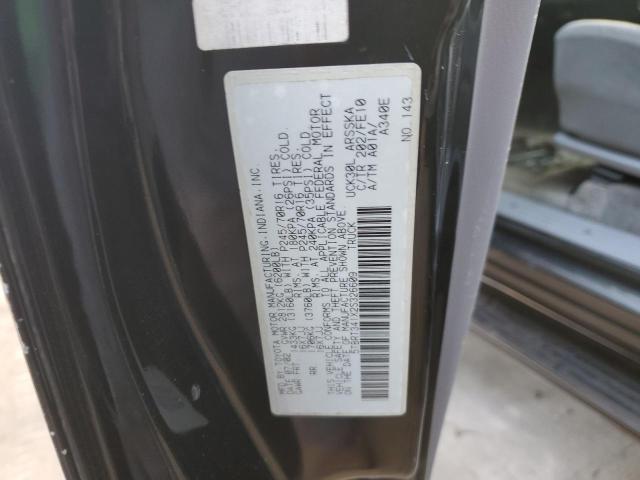 5TBRT341X2S326609 - 2002 TOYOTA TUNDRA ACCESS CAB შავი ფოტო 12